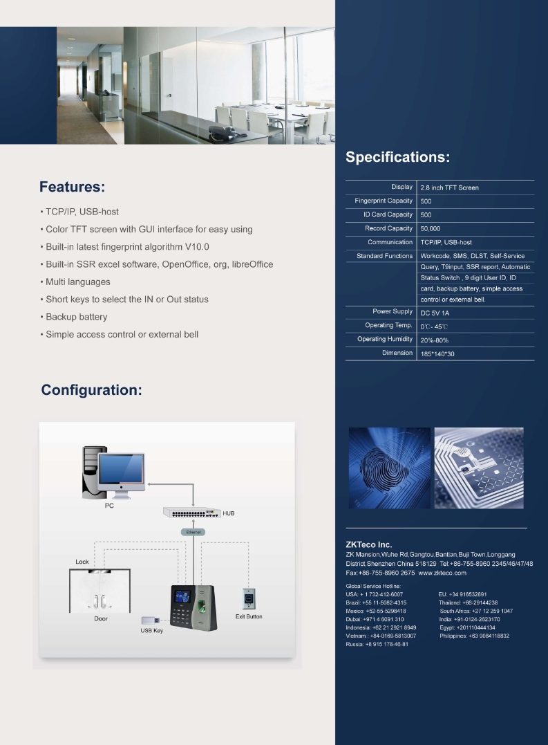 control de asistencia K20 002