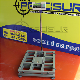 BALANZA DIGITAL DE PLATAFORMA ACCURA SB51 CAP 500 KG.