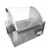 CALENTADOR DE HOT DOG DE 9 RODILLOS CON CUBIERTA DE VIDRIO RONDOY HD-B9