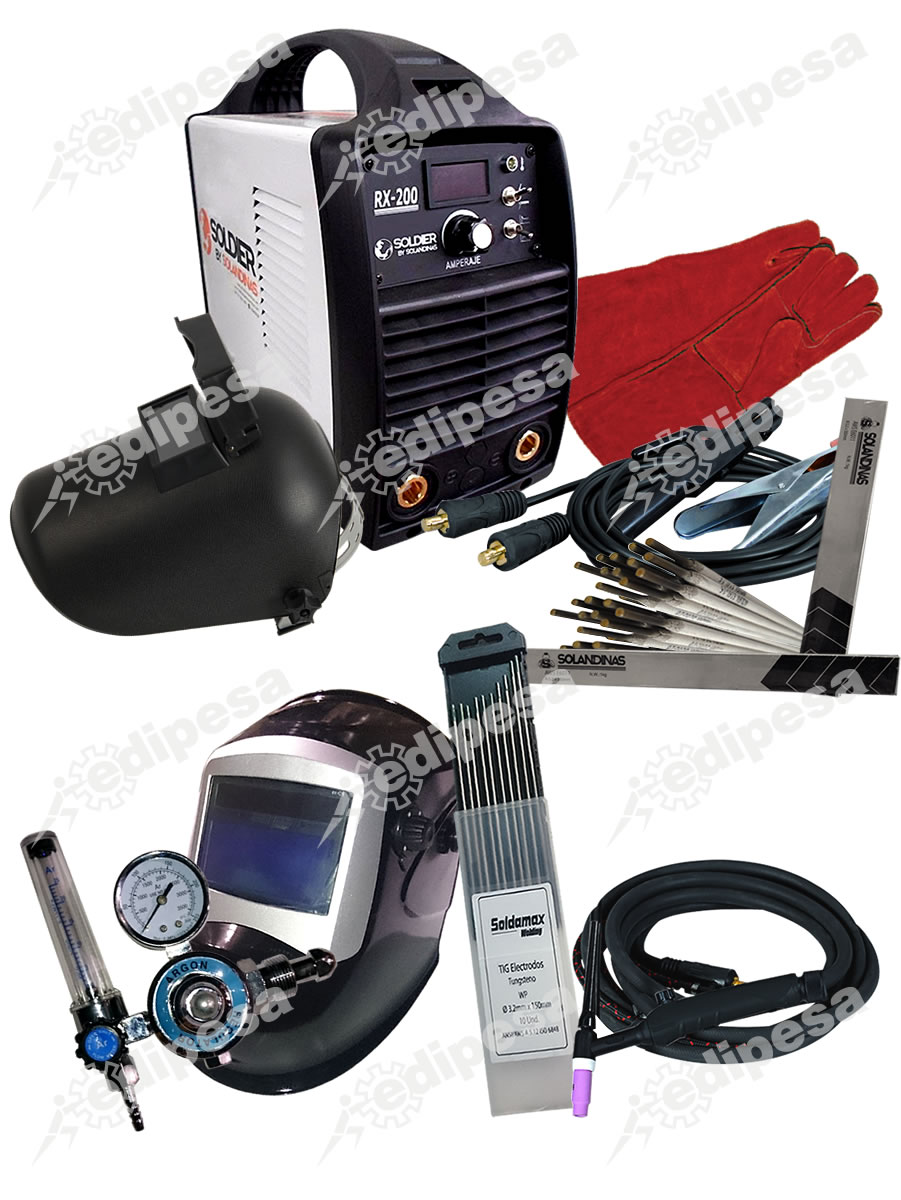 Combo Soldadora SOLANDINAS RX-200 y Accesorios