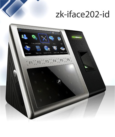 control de asistencia facial ZK-iFace202 ID