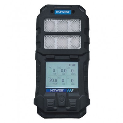 Detector multigas portátil para ambientes hostiles LEL, O2, NO2, CO E6000