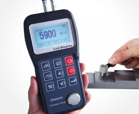 MEDIDOR DE ESPESOR POR ULTRASONIDO CON DATALOGGER HUATEC TG3100