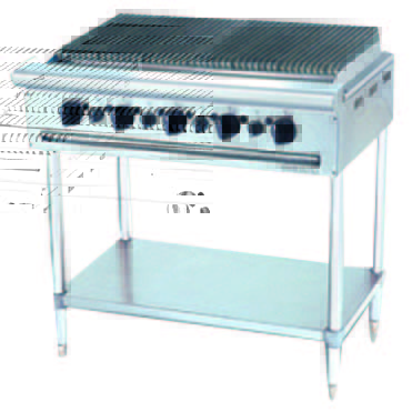 Parrilla con estructura en acero inoxidable Berjaya - CB5BFS