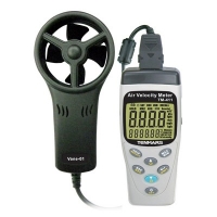 Anemómetro Digital, temperatura, flujo, humedad y presión TM-414