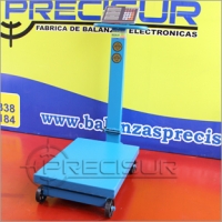 BALANZA ELECTRÓNICA DE PLATAFORMA (05 PANTALLAS) CAP. 600 KG PATRICK - TCS - NAGOTA