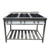 Cocina industrial mural a gas 06 quemadores – FRIONOX