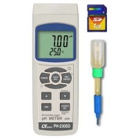 MEDIDOR DE PH Y ORP CON REGISTRADOR DE DATOS TARJETA SD  LUTRON PH-230SD
