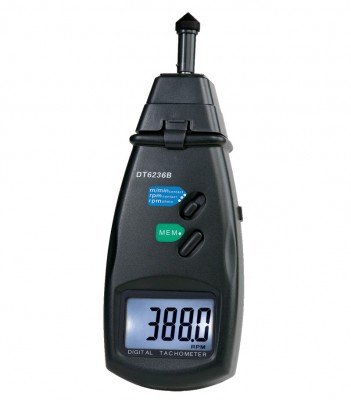 TACÓMETRO DIGITAL LÁSER Y CONTACTO GAIN EXPRESS DT-6236B