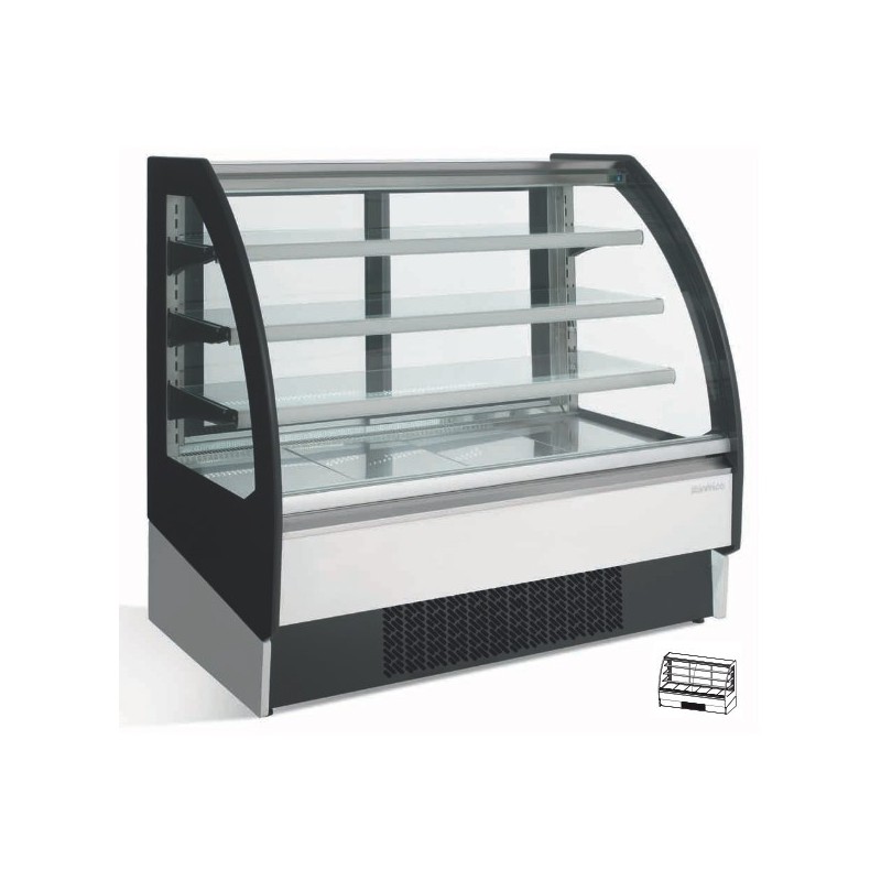 Vitrina Caliente Expositora Pasteleria INFRICO Ambar - VBR 18 HT