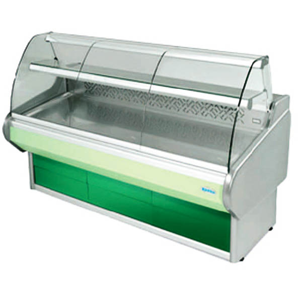 Vitrina refrigerada marbella cristal curvo frio estatico Infrico - VMB1400CCE